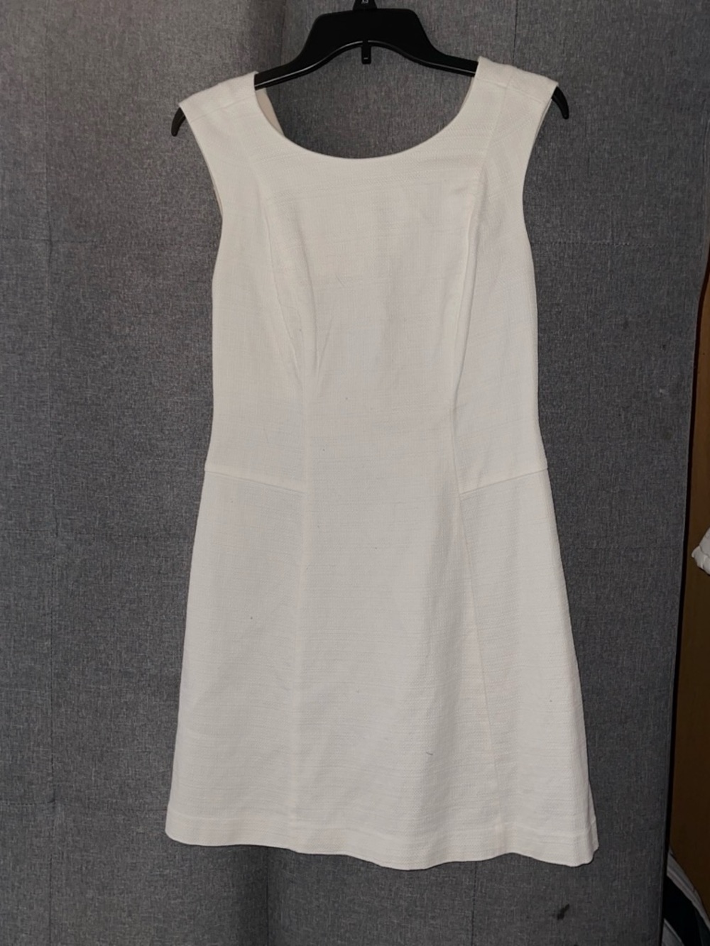 The Limited White Sleeveless A-Line Mini Dress